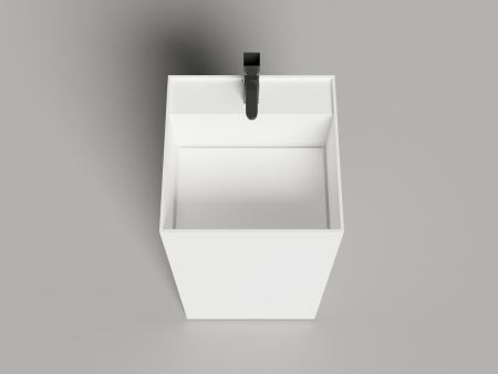 Раковина из искусственного камня S-Sense Salini ARMONIA 130511TGF 50х50 напольная цвет белый